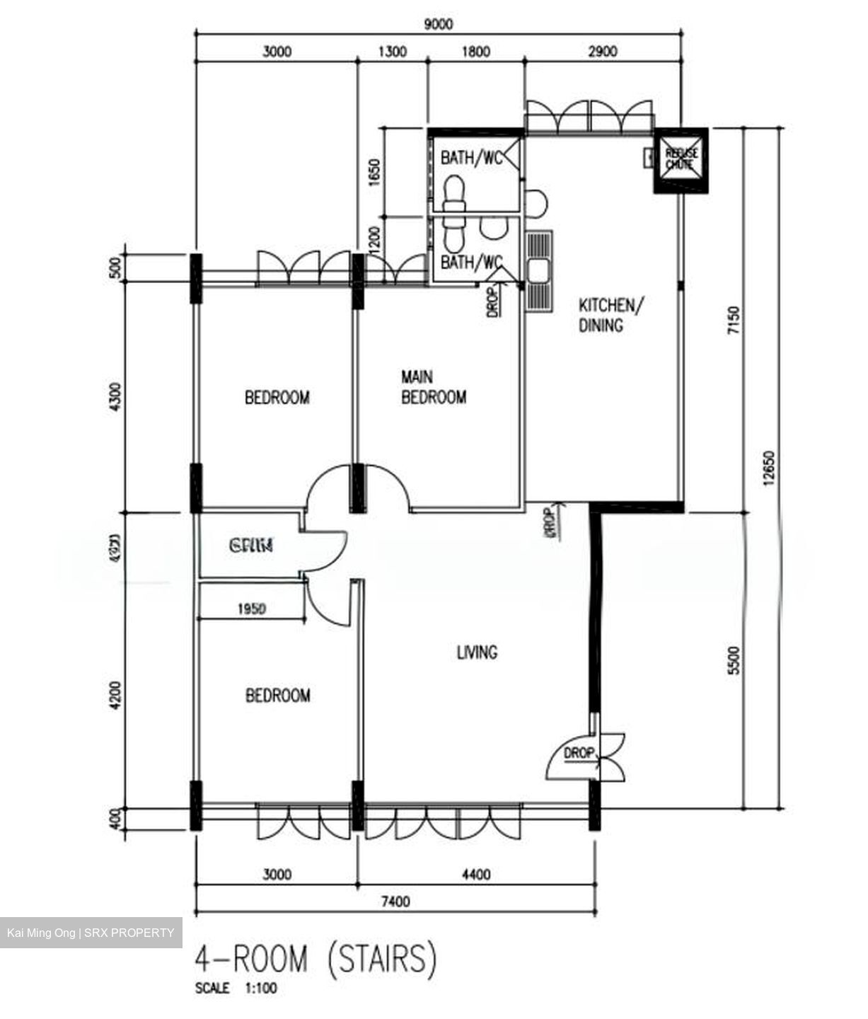Blk 56 BLANGAH VIEW (Bukit Merah), HDB 4 Rooms #565846981